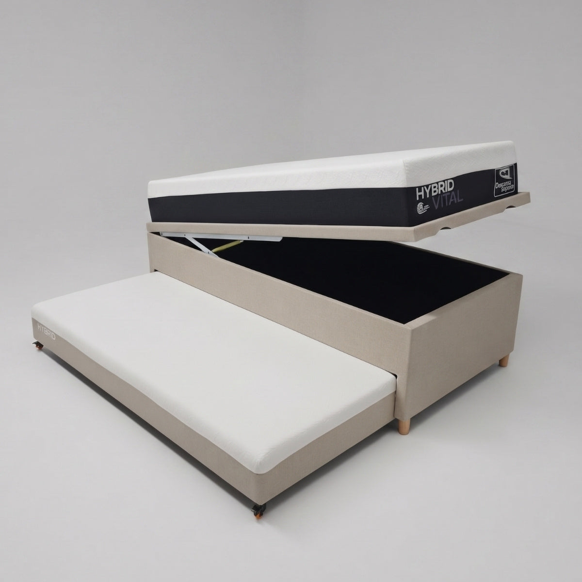 BASE CAMA NIDO BAUL