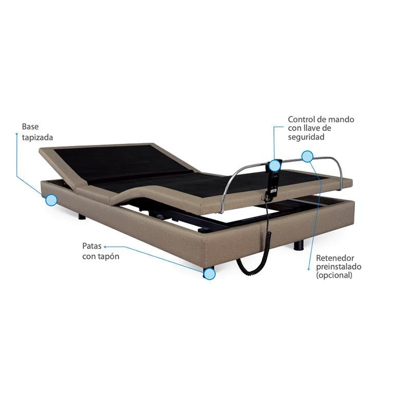 CAMA ELÉCTRICA AJUSTABLE POSTURE BED PLUS