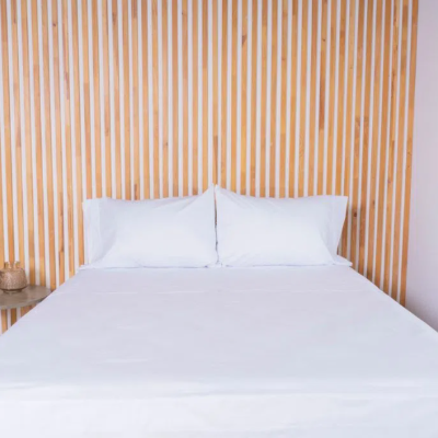 JUEGO  DE  SÁBANAS   180 HILOS  BLANCO