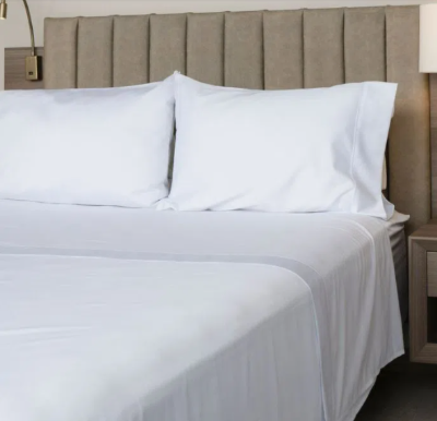 JUEGO DE SÁBANAS 300 HILOS BLANCO LISO
