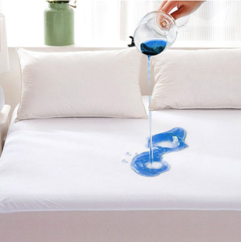 Protector de colchón impermeable para la mayoría de los tipos de colchón,  aumenta la vida útil del colchón (color azul cielo, tamaño: 70.9 x 78.7 in)